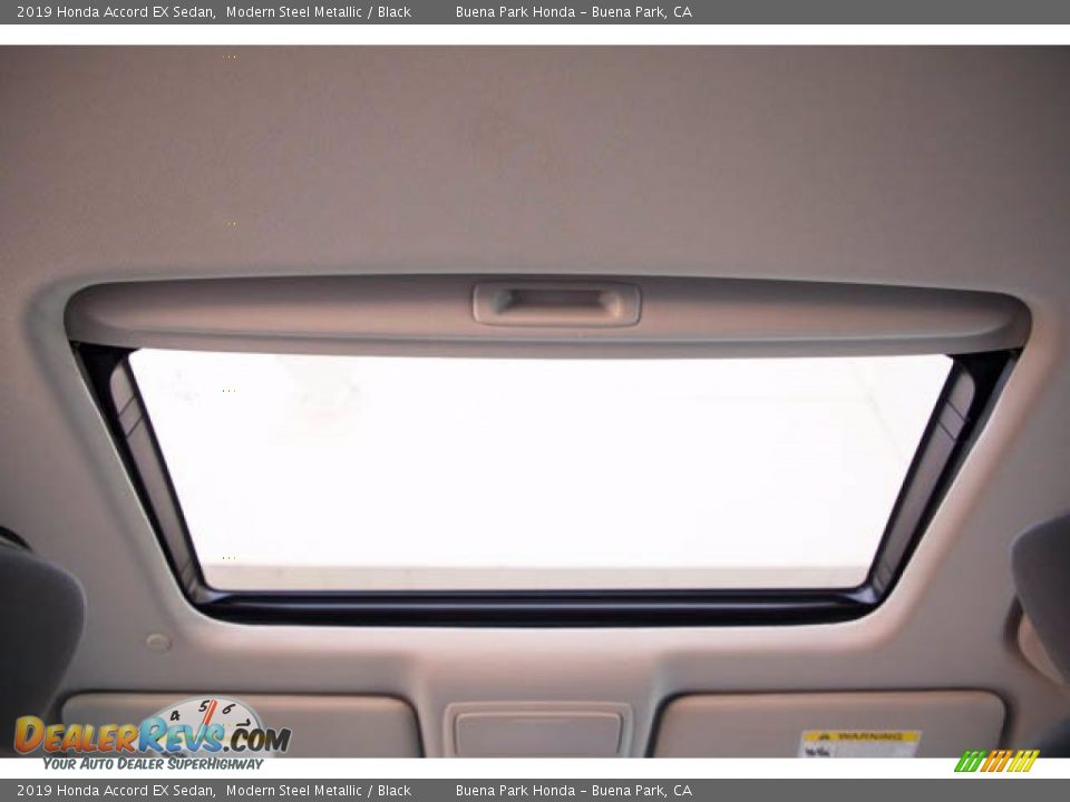 2019 Honda Accord EX Sedan Modern Steel Metallic / Black Photo #19