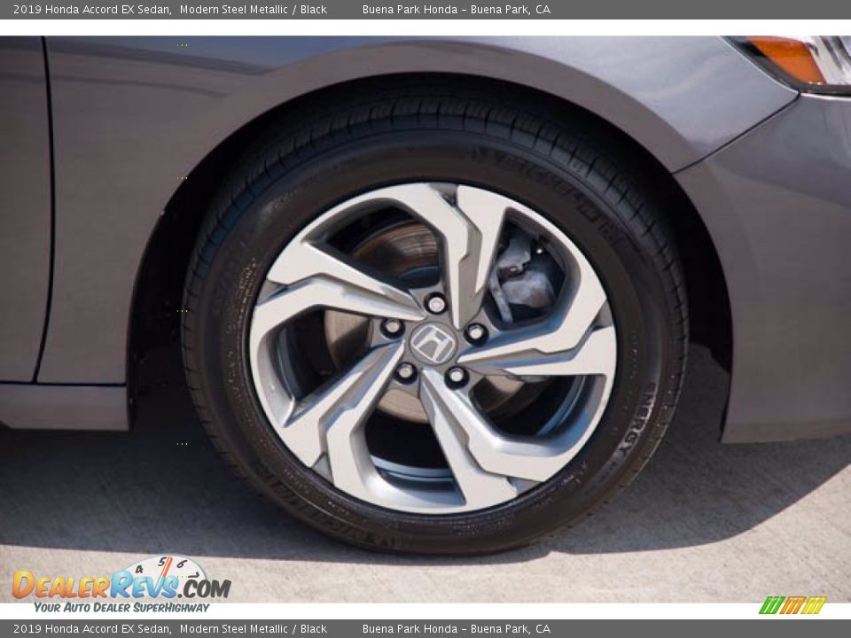 2019 Honda Accord EX Sedan Modern Steel Metallic / Black Photo #36