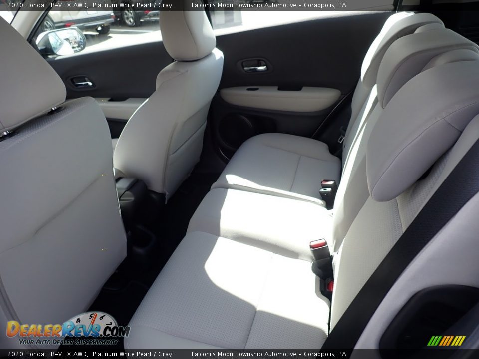 2020 Honda HR-V LX AWD Platinum White Pearl / Gray Photo #9