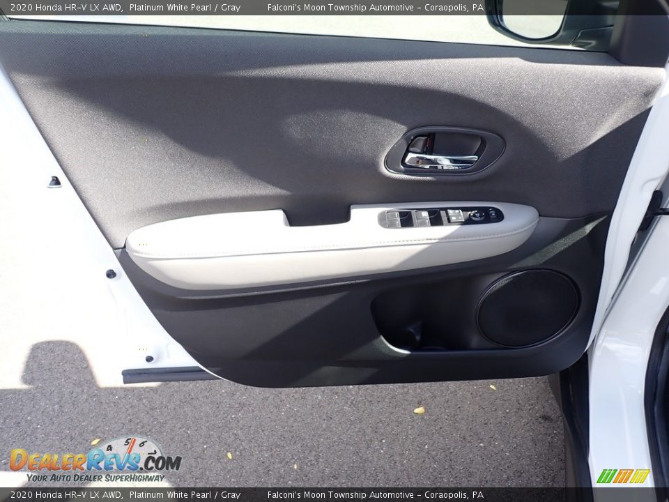2020 Honda HR-V LX AWD Platinum White Pearl / Gray Photo #11