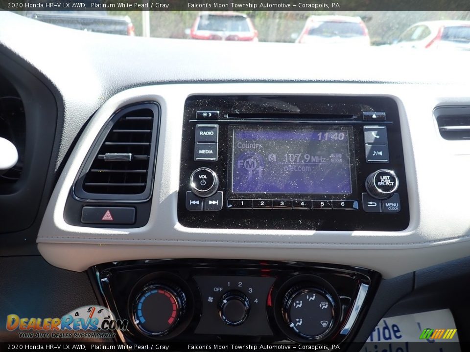 2020 Honda HR-V LX AWD Platinum White Pearl / Gray Photo #13