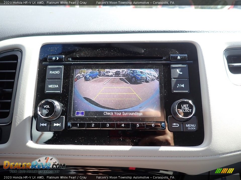 2020 Honda HR-V LX AWD Platinum White Pearl / Gray Photo #14