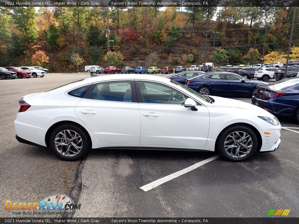Hyper White 2021 Hyundai Sonata SEL Photo #1