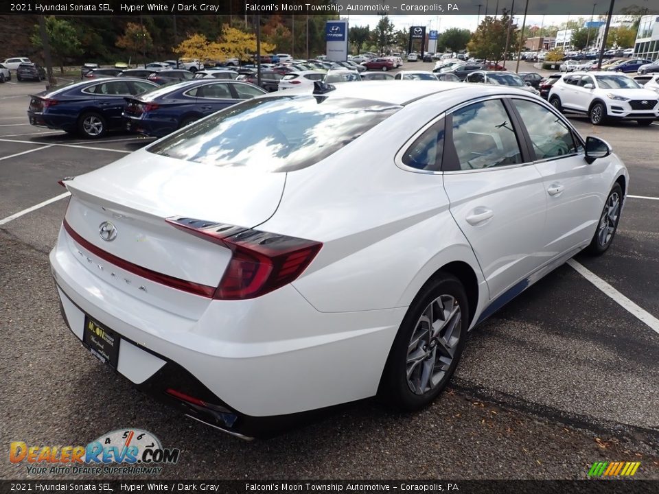 2021 Hyundai Sonata SEL Hyper White / Dark Gray Photo #2