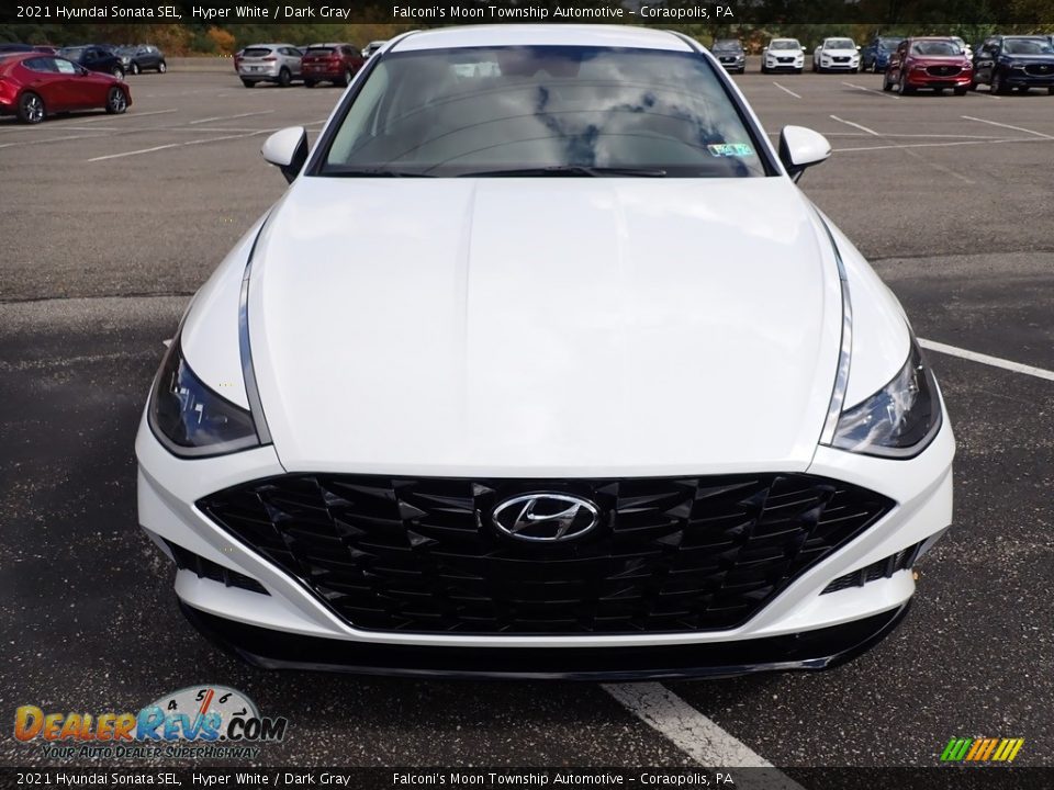 2021 Hyundai Sonata SEL Hyper White / Dark Gray Photo #4