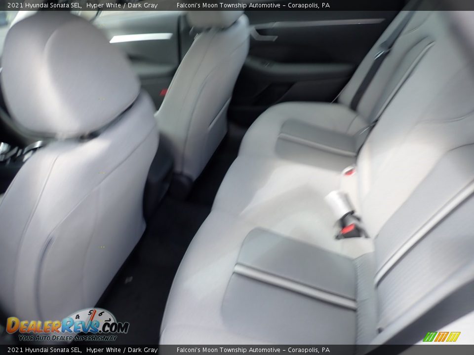 2021 Hyundai Sonata SEL Hyper White / Dark Gray Photo #8