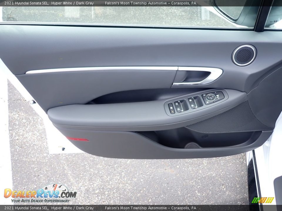 2021 Hyundai Sonata SEL Hyper White / Dark Gray Photo #10