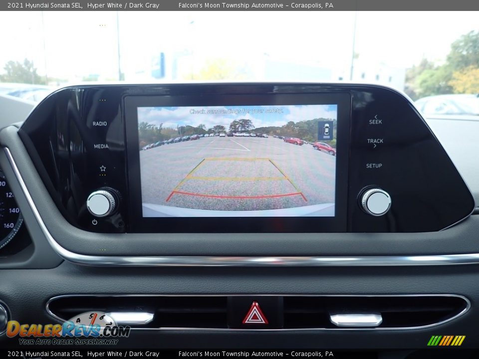 2021 Hyundai Sonata SEL Hyper White / Dark Gray Photo #14