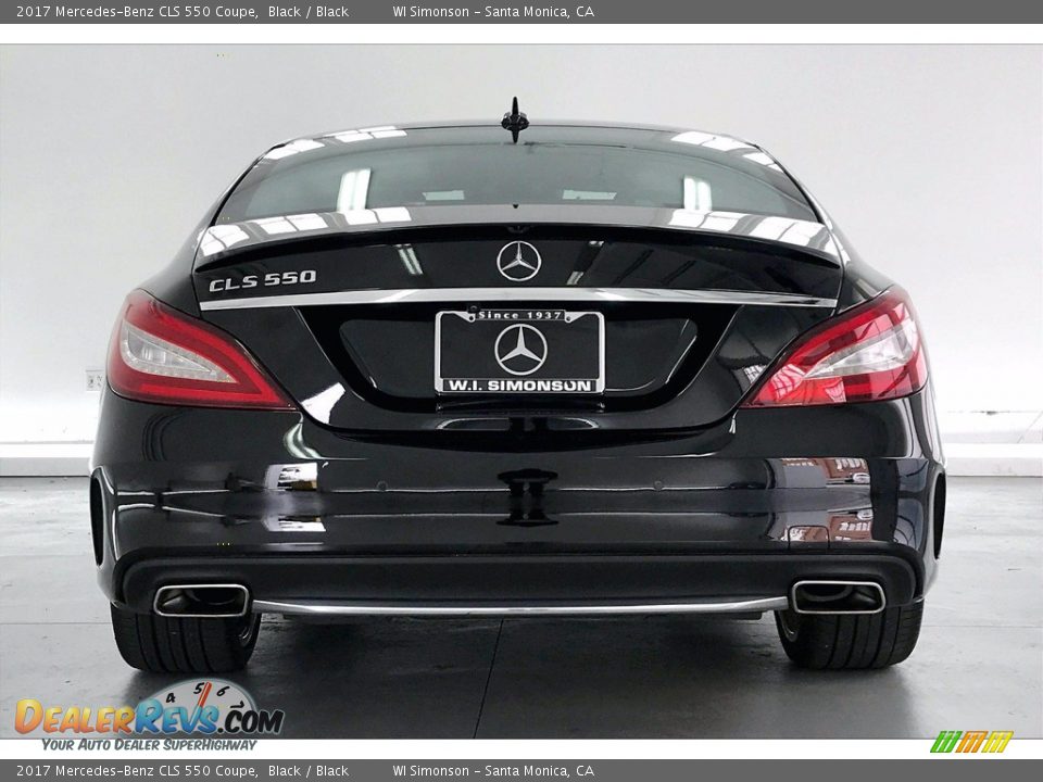 2017 Mercedes-Benz CLS 550 Coupe Black / Black Photo #3