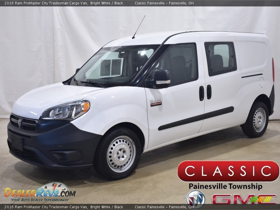 2016 Ram ProMaster City Tradesman Cargo Van Bright White / Black Photo #1