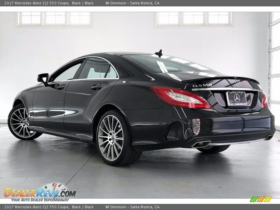 2017 Mercedes-Benz CLS 550 Coupe Black / Black Photo #10