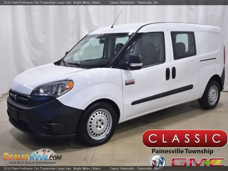 2016 Ram ProMaster City Tradesman Cargo Van Bright White / Black Photo #1