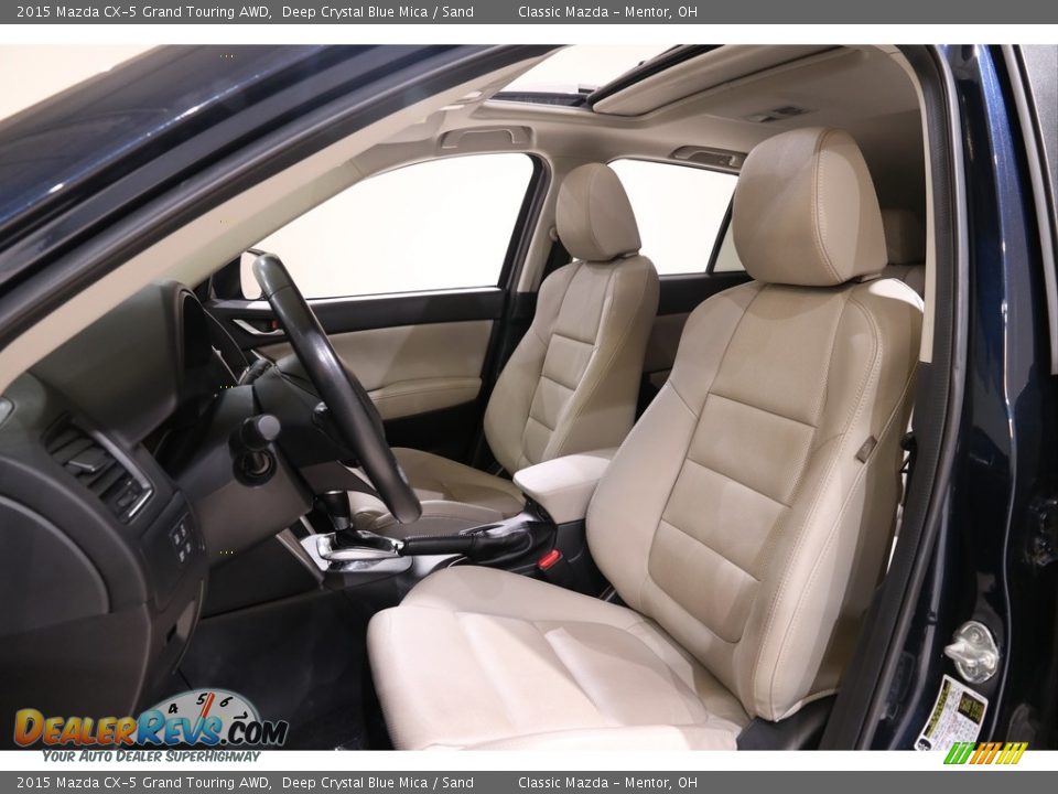 Sand Interior - 2015 Mazda CX-5 Grand Touring AWD Photo #5