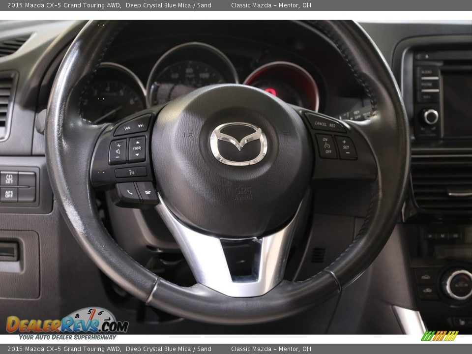 2015 Mazda CX-5 Grand Touring AWD Steering Wheel Photo #6
