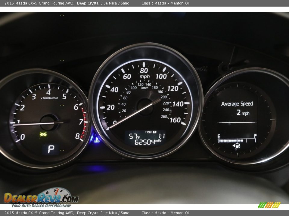 2015 Mazda CX-5 Grand Touring AWD Gauges Photo #7