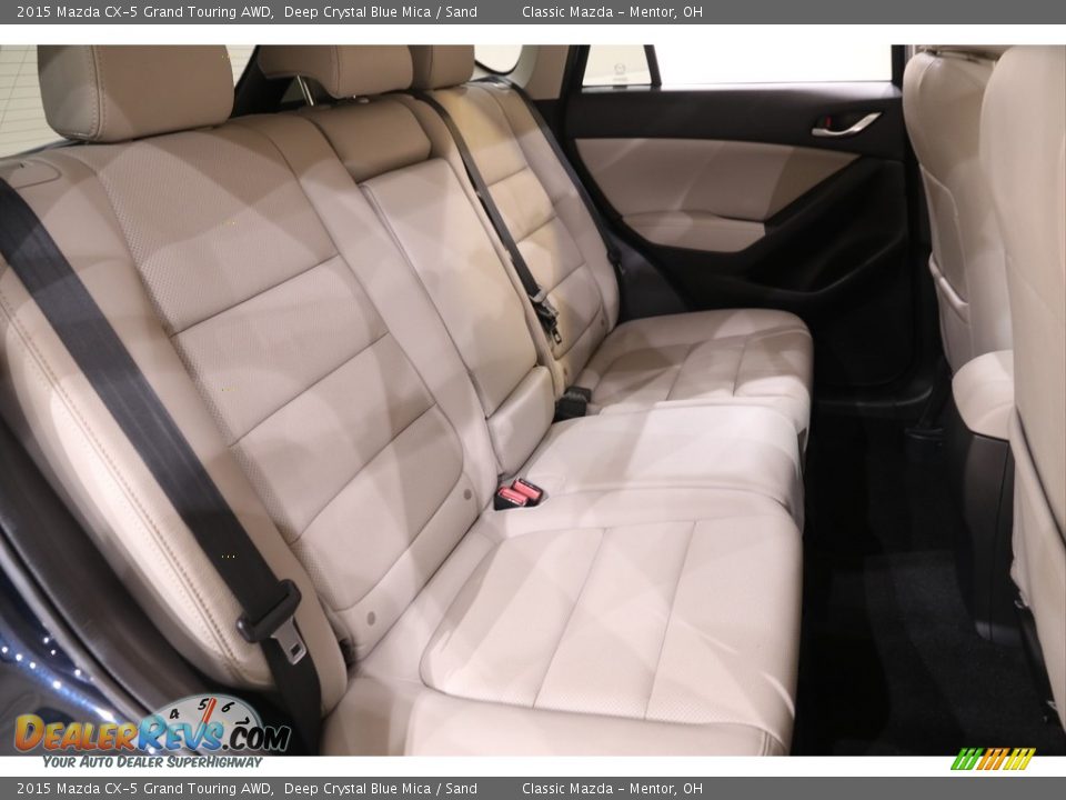 Rear Seat of 2015 Mazda CX-5 Grand Touring AWD Photo #15