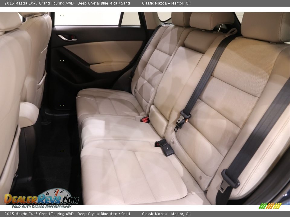 Rear Seat of 2015 Mazda CX-5 Grand Touring AWD Photo #16