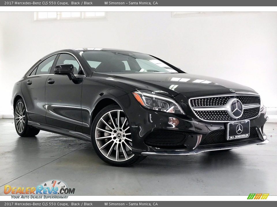 2017 Mercedes-Benz CLS 550 Coupe Black / Black Photo #34