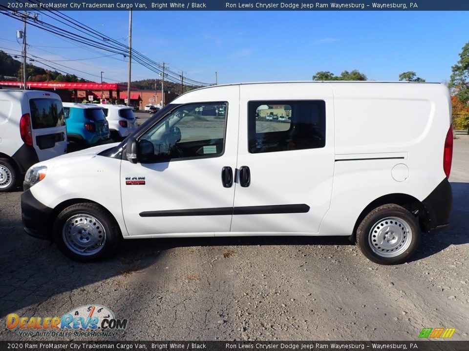 2020 Ram ProMaster City Tradesman Cargo Van Bright White / Black Photo #2