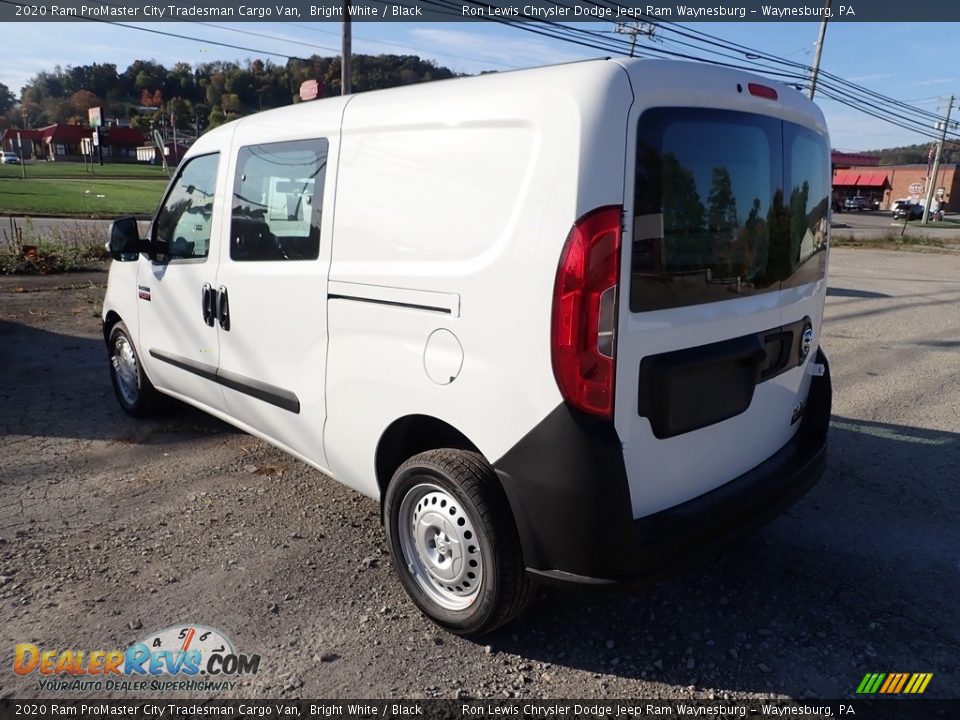 2020 Ram ProMaster City Tradesman Cargo Van Bright White / Black Photo #3