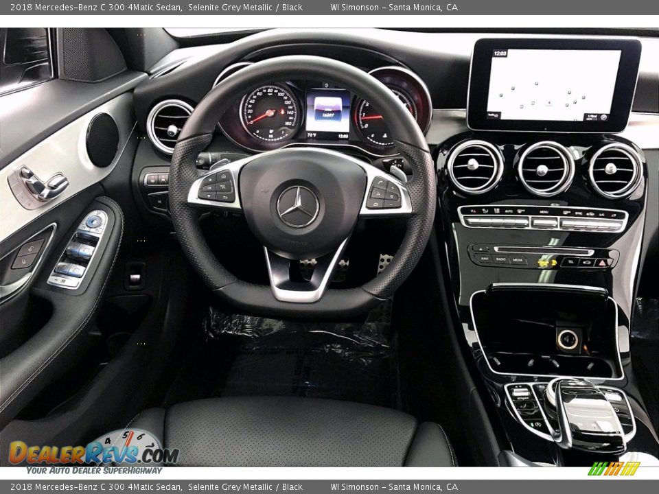 2018 Mercedes-Benz C 300 4Matic Sedan Selenite Grey Metallic / Black Photo #4