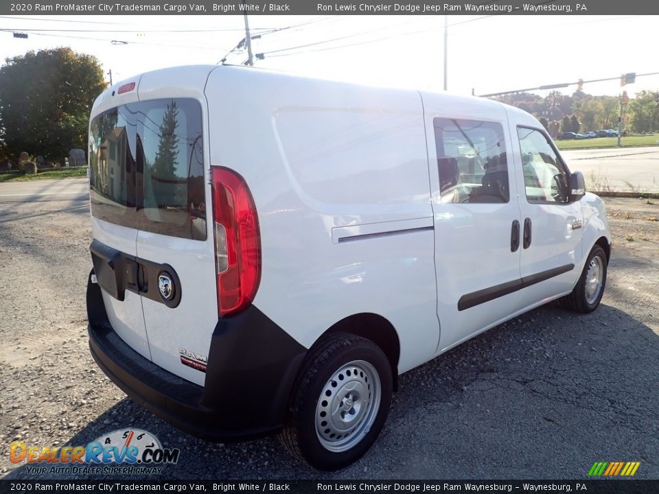 2020 Ram ProMaster City Tradesman Cargo Van Bright White / Black Photo #5