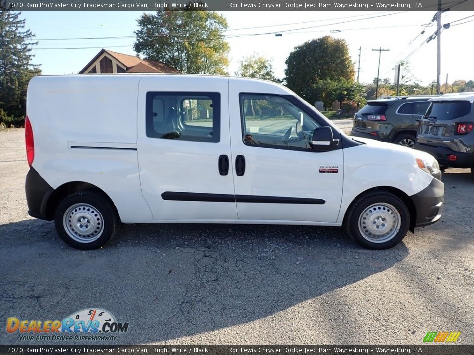 2020 Ram ProMaster City Tradesman Cargo Van Bright White / Black Photo #6