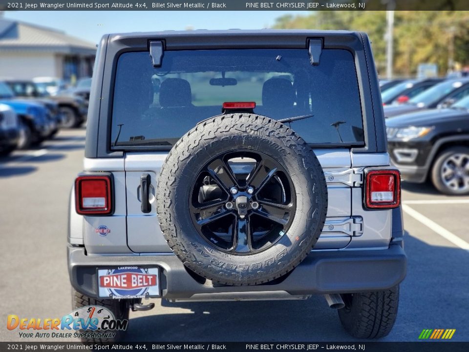 2021 Jeep Wrangler Unlimited Sport Altitude 4x4 Billet Silver Metallic / Black Photo #7