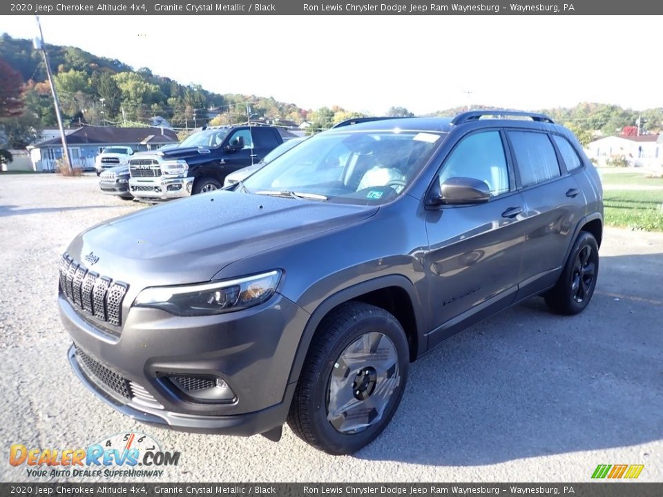 2020 Jeep Cherokee Altitude 4x4 Granite Crystal Metallic / Black Photo #1