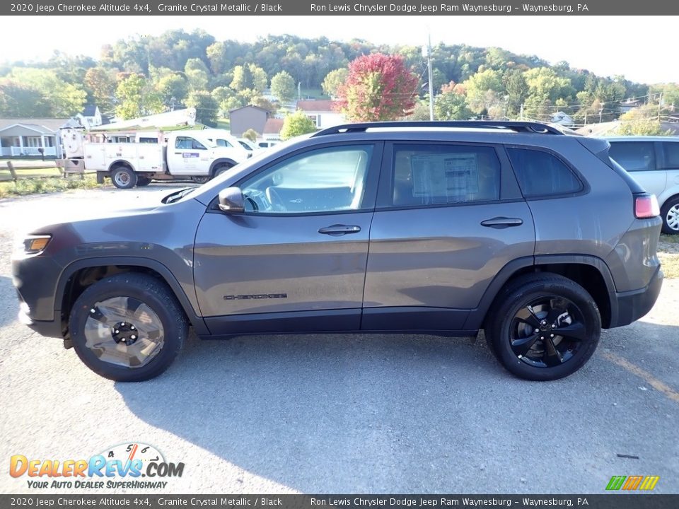 2020 Jeep Cherokee Altitude 4x4 Granite Crystal Metallic / Black Photo #2