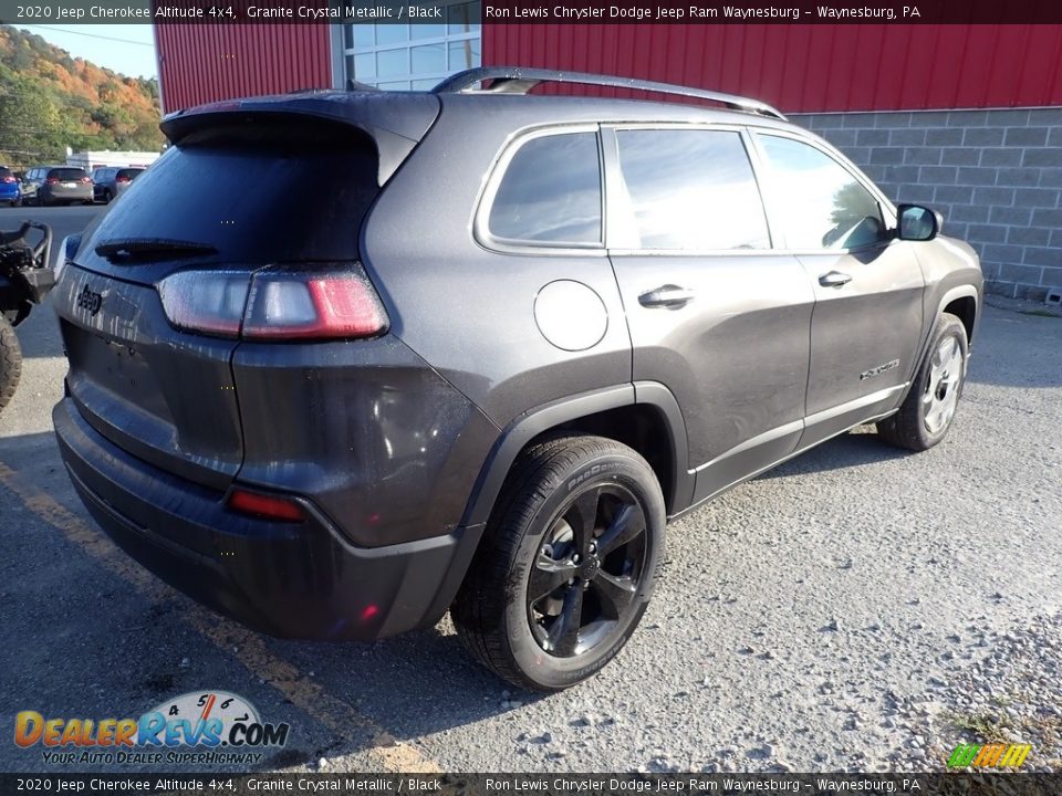 2020 Jeep Cherokee Altitude 4x4 Granite Crystal Metallic / Black Photo #5