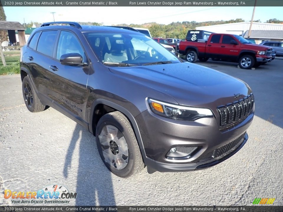 2020 Jeep Cherokee Altitude 4x4 Granite Crystal Metallic / Black Photo #7