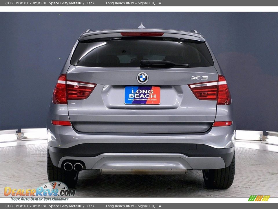 2017 BMW X3 xDrive28i Space Gray Metallic / Black Photo #3