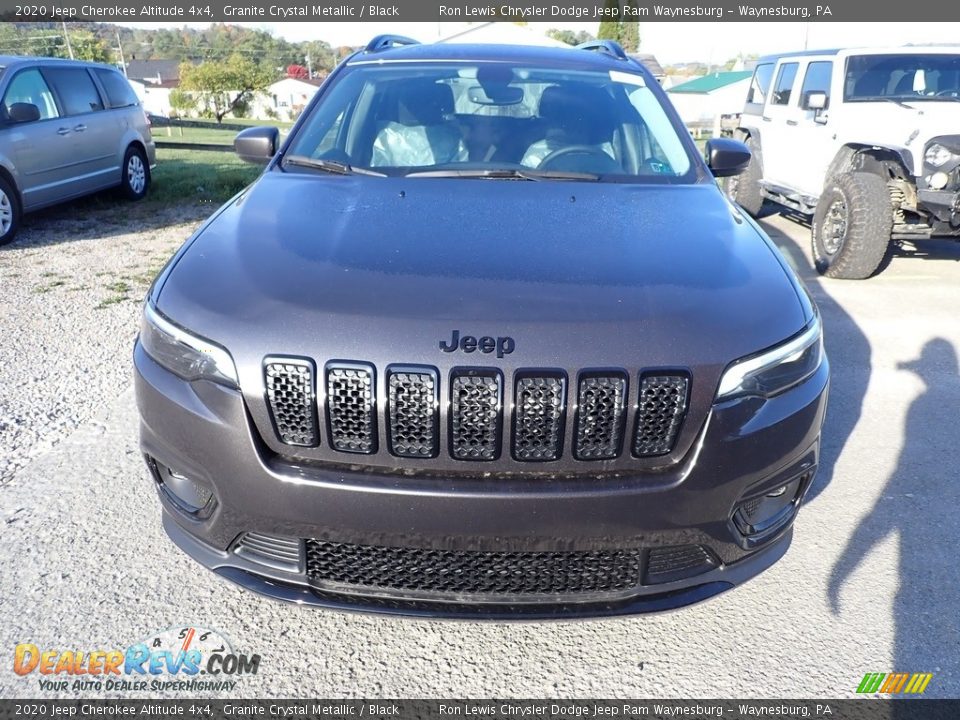 2020 Jeep Cherokee Altitude 4x4 Granite Crystal Metallic / Black Photo #8