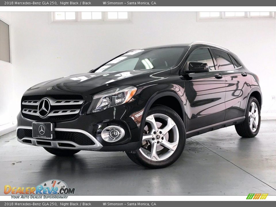 2018 Mercedes-Benz GLA 250 Night Black / Black Photo #12