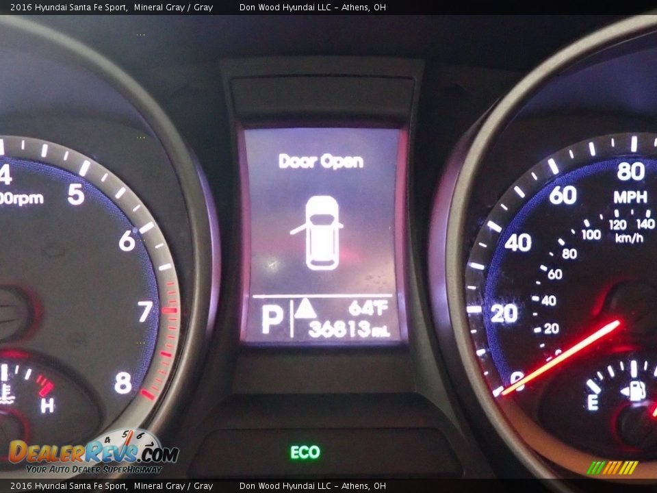 2016 Hyundai Santa Fe Sport Mineral Gray / Gray Photo #31