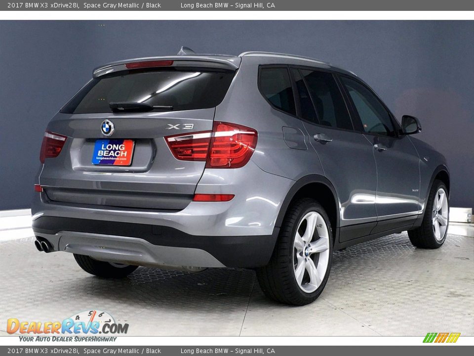 2017 BMW X3 xDrive28i Space Gray Metallic / Black Photo #13