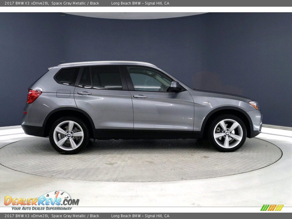 2017 BMW X3 xDrive28i Space Gray Metallic / Black Photo #14