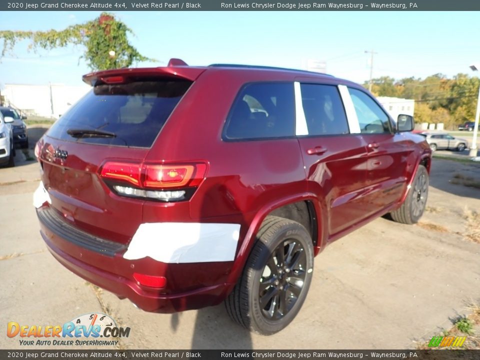 2020 Jeep Grand Cherokee Altitude 4x4 Velvet Red Pearl / Black Photo #6