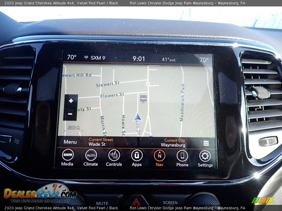 2020 Jeep Grand Cherokee Altitude 4x4 Velvet Red Pearl / Black Photo #18