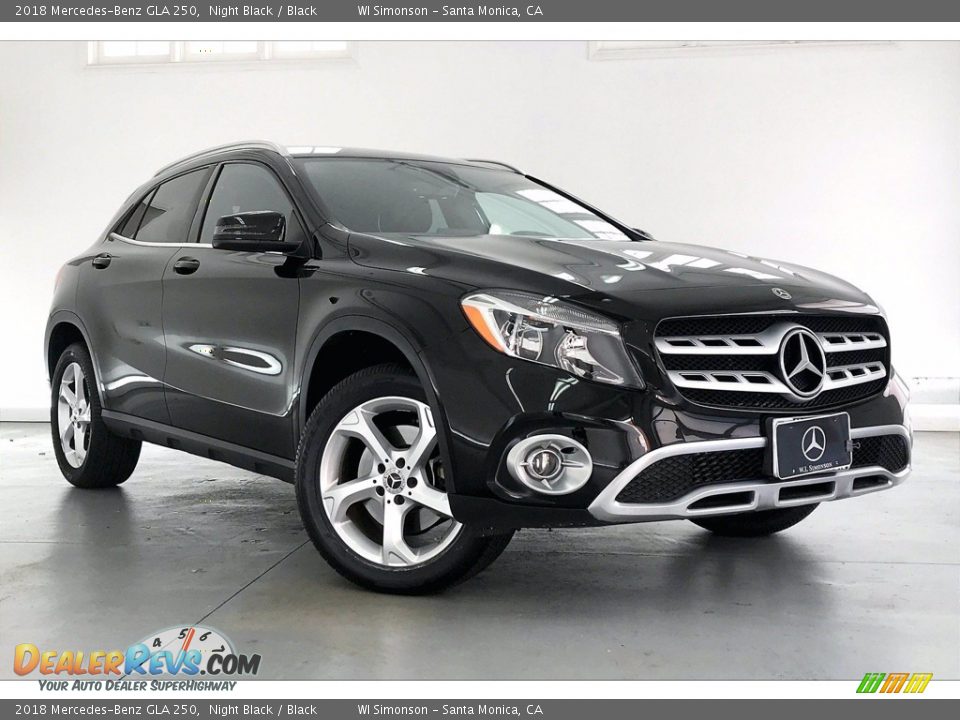 2018 Mercedes-Benz GLA 250 Night Black / Black Photo #34