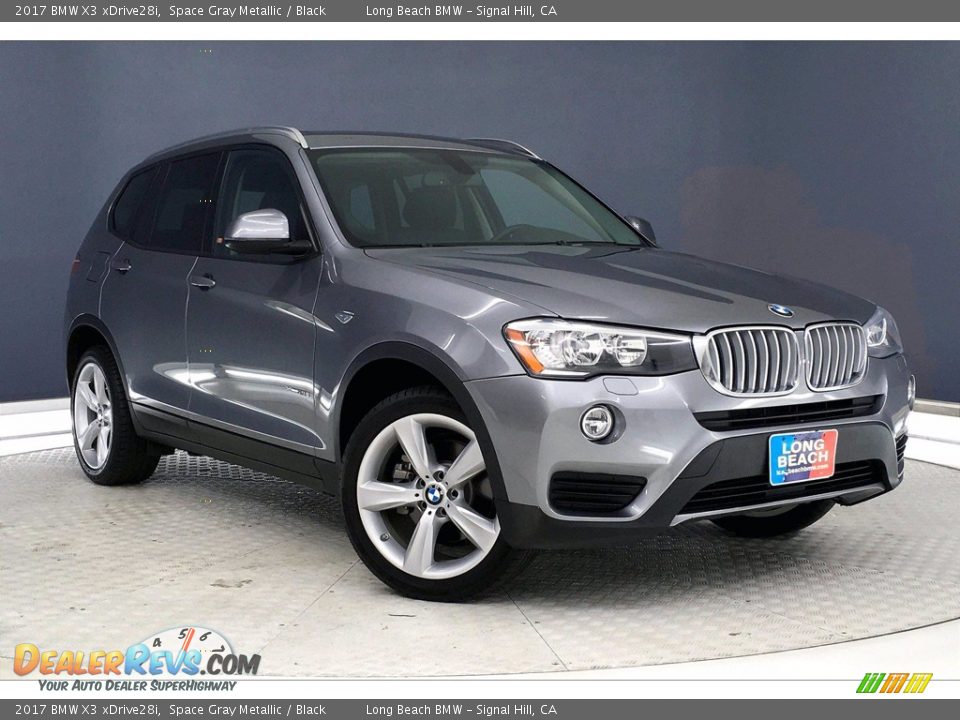 2017 BMW X3 xDrive28i Space Gray Metallic / Black Photo #36