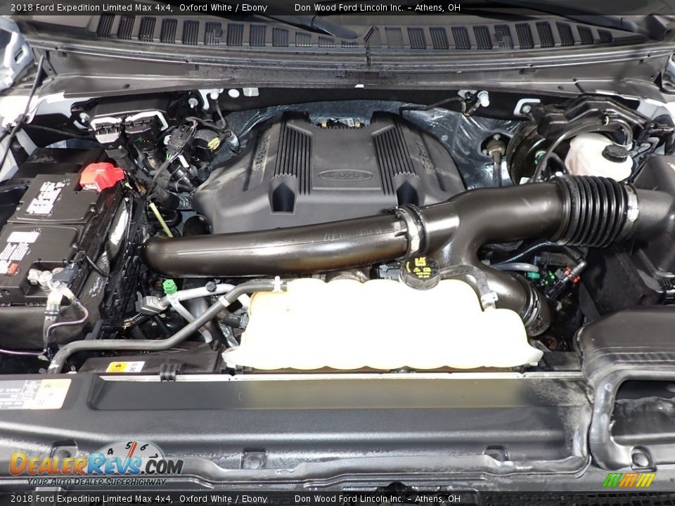 2018 Ford Expedition Limited Max 4x4 Oxford White / Ebony Photo #6