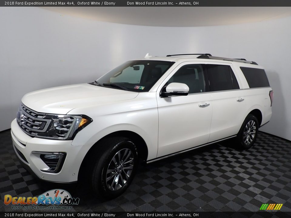 2018 Ford Expedition Limited Max 4x4 Oxford White / Ebony Photo #7