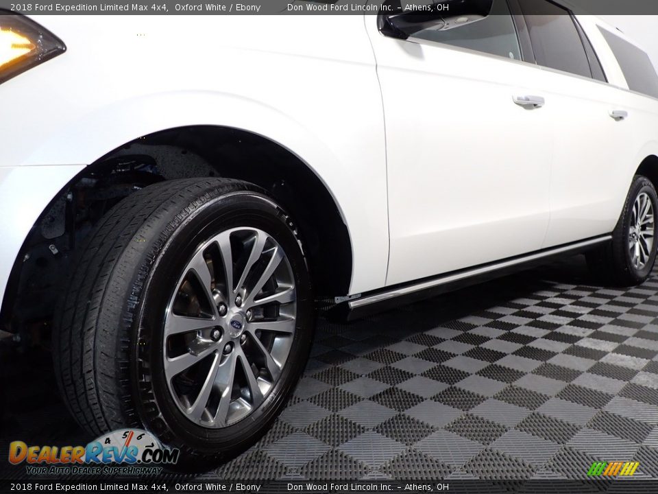 2018 Ford Expedition Limited Max 4x4 Oxford White / Ebony Photo #8