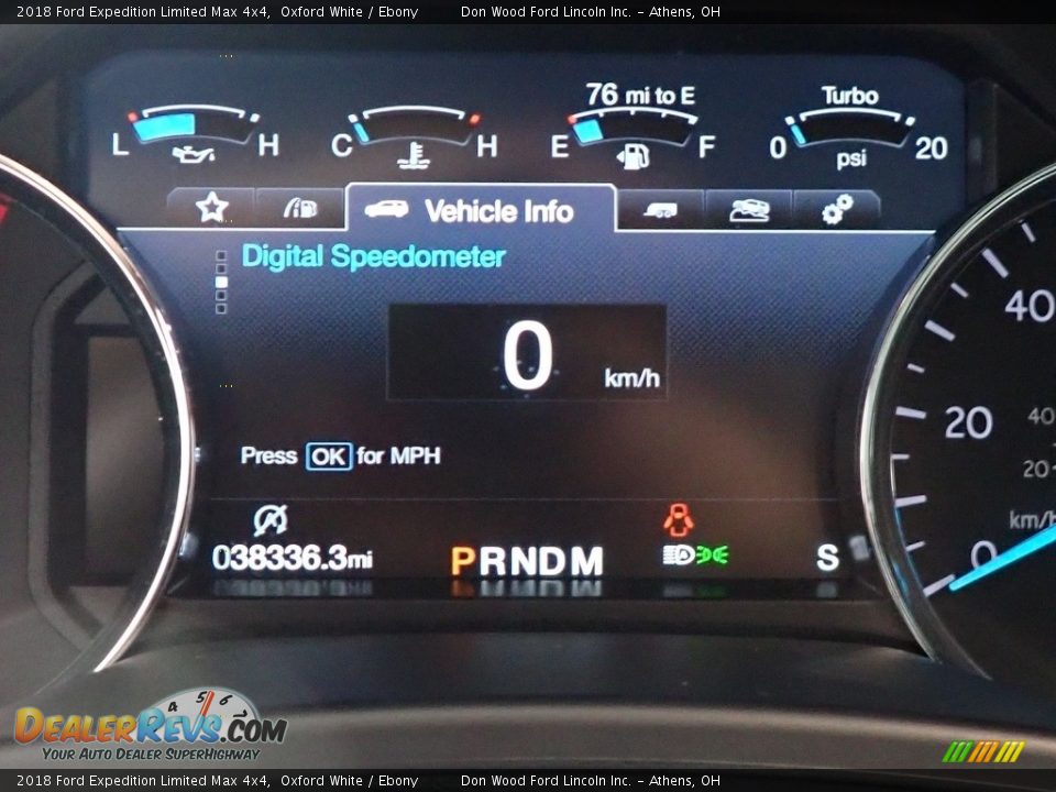 2018 Ford Expedition Limited Max 4x4 Oxford White / Ebony Photo #32