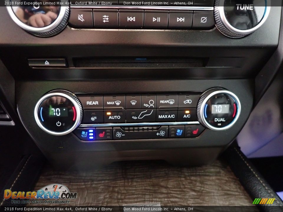 2018 Ford Expedition Limited Max 4x4 Oxford White / Ebony Photo #36