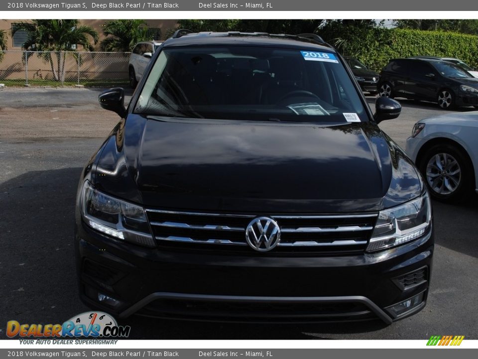 2018 Volkswagen Tiguan S Deep Black Pearl / Titan Black Photo #3