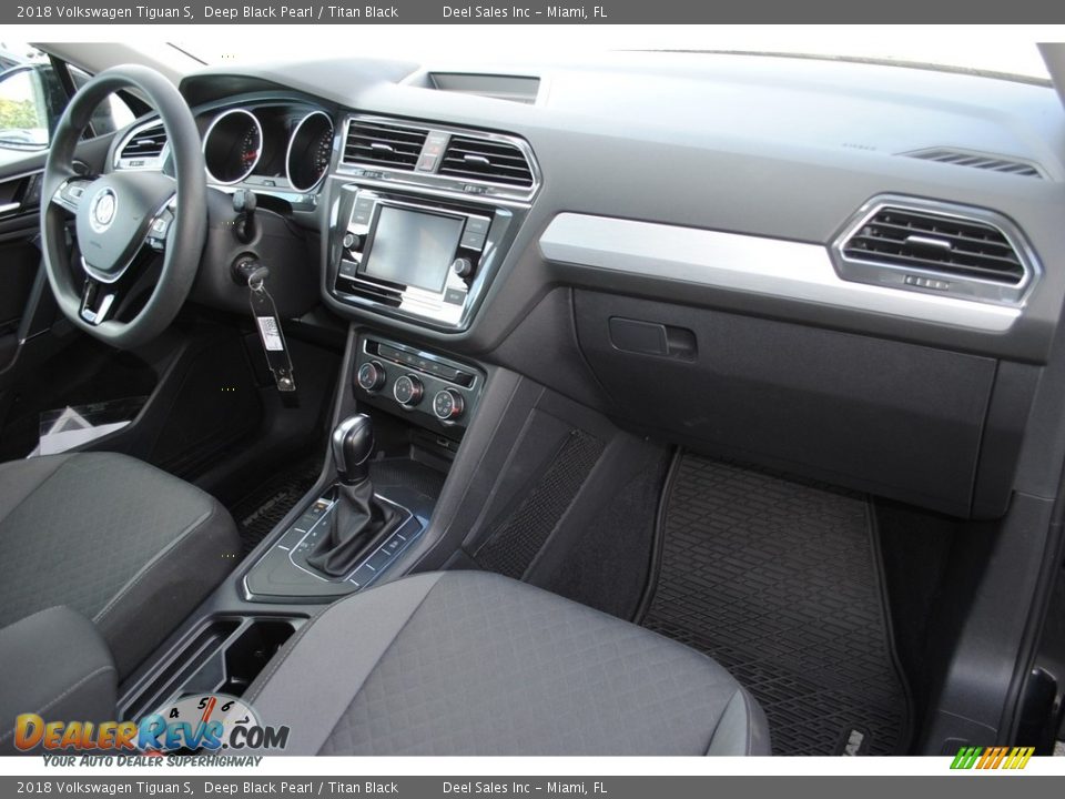 Dashboard of 2018 Volkswagen Tiguan S Photo #16