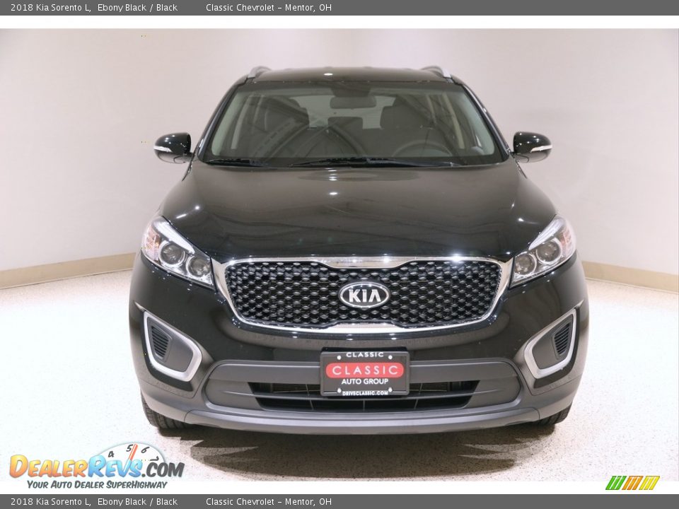 2018 Kia Sorento L Ebony Black / Black Photo #2